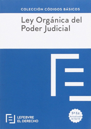 LEY ORGANICA DEL PODER JUDICIAL