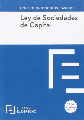 LEY DE SOCIEDADES DE CAPITAL