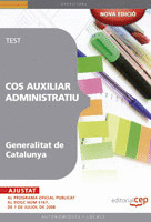 COS AUXILIAR ADMINISTRATIU GENERALITAT DE CATALUNYA. TEST