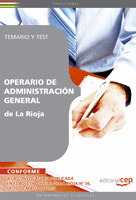 OPERARIO DE ADMINISTRACIÓN GENERAL DE LA RIOJA. TEMARIO Y TEST