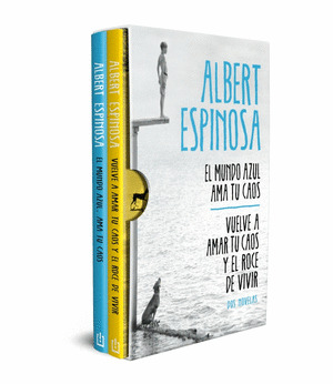 ESTUCHE ALBERT ESPINOSA AMA TU CAOS (CONTIENE: VUELVE A AMAR TU CAOS Y EL ROCE DE VIVIR  EL MUNDO AZUL. A