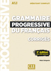 GRAMMAIRE PROGRESSIVE NIVEAU DEBUTANT COMPLET CORRIGES