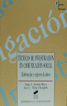 TECNICAS DE INVESTIGACION EN COMUNICACION SOCIAL