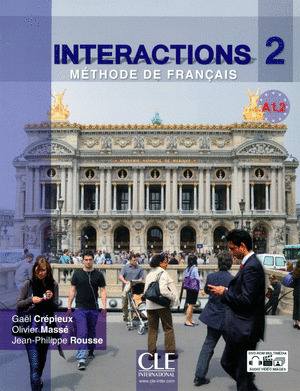 INTERACTIONS 2. METHODE DE FRANÇAIS. NIVEAU A1.2. LIVRE + CDROM DRD-ROM MULTIMEDIA