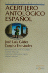 ACERTIJERO ANTOLÓGICO ESPAÑOL