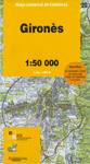 MAPA COMARCAL DE CATALUNYA 1:50 000. GIRONÈS