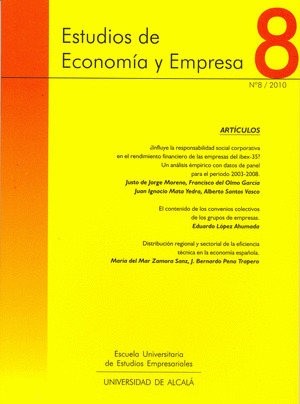 ESTUDIOS DE ECONOMÍA Y EMPRESA. Nº8/ 2010