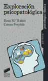 EXPLORACION PSICOPATOLOGICA, LA