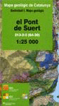 MAPA GEOLÒGIC DE CATALUNYA 1:25 000. GEOTREBALL I. EL PONT DE SUERT 213-2-2 (64-