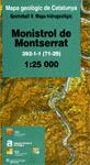 MAPA HIDROGEOLÒGIC DE CATALUNYA 1:25 000. GEOTREBALL V. MONISTROL DE MONTSERRAT