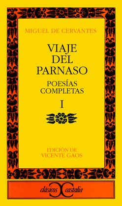 VIAJE DEL PARNASO. POESIAS COMPLETAS, I