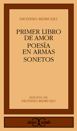 PRIMER LIBRO DE AMOR. POESIA