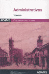 TEMARIO. ADMINISTRATIVOS, CORPORACIONES LOCALES