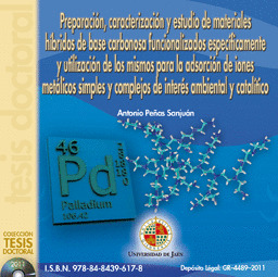 PREPARACIÓN, CARACTERIZACIÓN Y ESTUDIO DE MATERIALES HÍBRIDOS DE BASE CARBONOSA