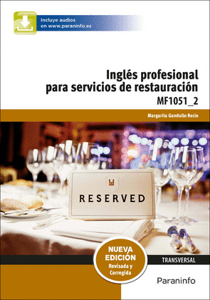 INGLÉS PROFESIONAL PARA SERVICIOS DE RESTAURACIÓN