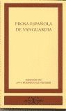 PROSA ESPAÑOLA VANGUARDIA