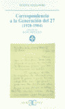 CORRESPONDENCIA A LA GENERACION 27