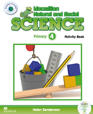 SCIENCE 4, ACTIVITY +CD. CIENCIAS NATURALES EN INGLES, 4º PRIMARIA. CUADERNO