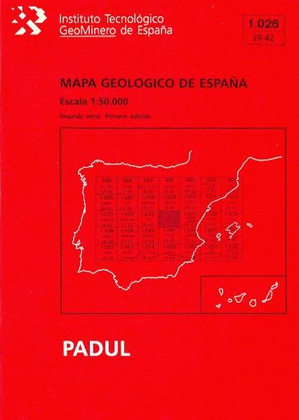 MAPA GEOLOGICO DE ESPAÑA, ESCALA:1:50.000, N. 1026 PADUL