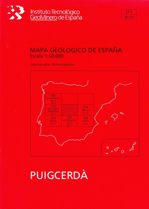 MAPA GEOLOGICO DE ESPAÑA, E 1:50.000 Y MEMORIA