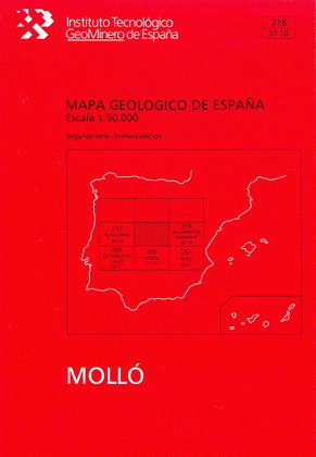 MAPA GEOLOGICO DE ESPAÑA, E 1:50.000 Y MEMORIA