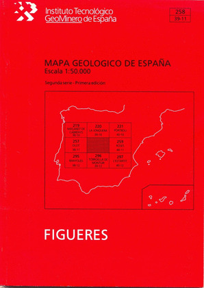 MAPA GEOLOGICO DE ESPAÑA, E 1:50.000 Y MEMORIA