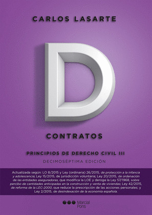 PRINCIPIOS DE DERECHO CIVIL TOMO 3 (CONTRATOS) 2015 DECIMOSEPTIMA EDICION