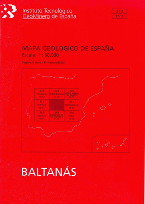 MEMORIA DEL MAPA GEOLOGICO DE ESPAÑA, E 1:50.000