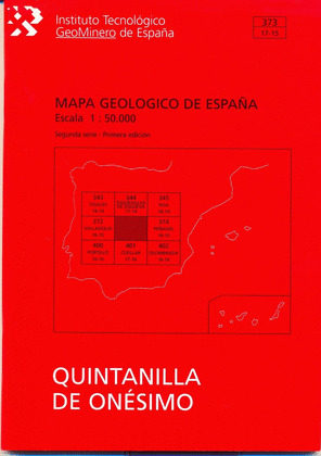 MEMORIA DEL MAPA GEOLOGICO DE ESPAÑA, E 1:50.000