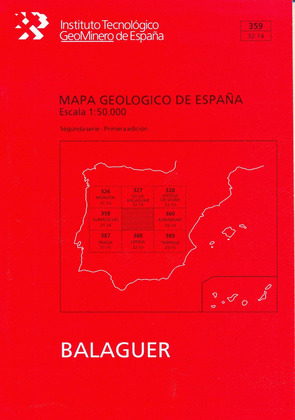 MEMORIA DEL MAPA GEOLOGICO DE ESPAÑA, E. 1:50.000