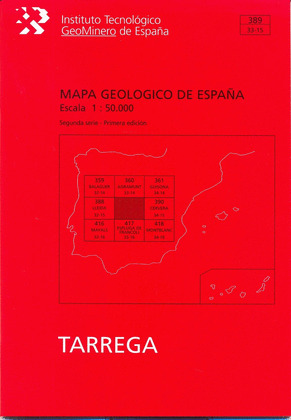 MEMORIA DEL MAPA GEOLOGICO DE ESPAÑA, E. 1:50.000
