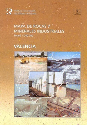MAPA DE ROCAS Y MINERALES INDUSTRIALES, ESCALA 1:200.000