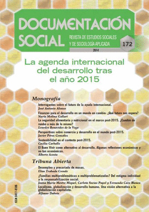 LA AGENDA INTERNACIONAL DEL DESARROLLO TRAS EL AÑO 2015