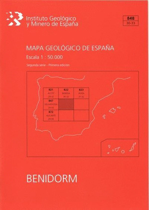 MAPA GEOLOGICO DE ESPAÑA, E 1:50.000. HOJA 848, ALTEA. MEMORIA