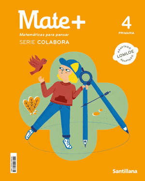 MATE +  4º PRIMARIA (SERIE COLABORA) 2023