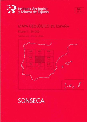 SONSECA, 657: MAPA GEOLÓGICO DE ESPAÑA ESCALA 1:50.000