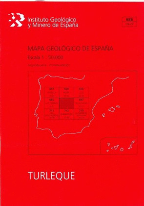 TURLEQUE, 686 : MAPA GEOLÓGICO DE ESPAÑA ESCALA 1:50.000