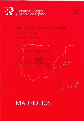 MADRIDEJOS, 712 : MAPA GEOLÓGICO DE ESPAÑA ESCALA 1:50.000