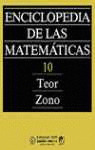 ENCICLOPEDIA DE LAS MATEMATICAS X