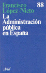 ADMINISTRAC.PUBLICA EN ESPAÑA