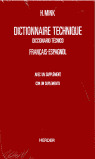 DICCIONARIO TECNICO FRANCES-ESPAÑOL TOMO 1