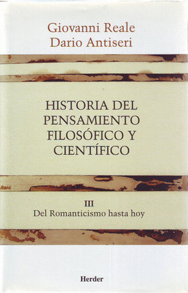 HISTORIA DEL PENSAMIENTO FILOSOFICO Y CIENTIFICO.
