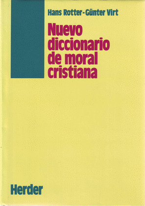 NUEVO DICCIONARIO DE MORAL CRISTIANA