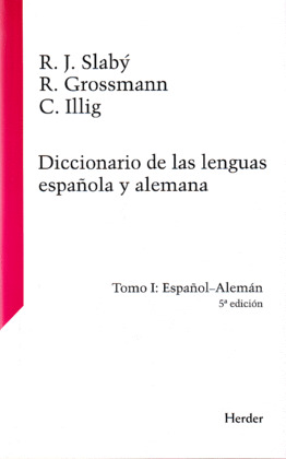 DICCIONARIO DE LAS LENGUAS ESPAÑOLA Y ALEMANA