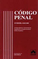 CODIGO PENAL. 11ª EDICION MAYO 2007