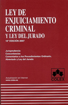 LEY ENJUIC. CRIMINAL 2007