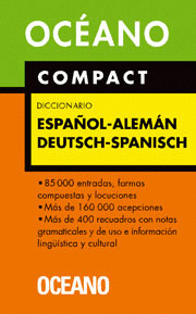 OCEANO COMPACT DICCIONARIO ESPAÑOL - ALEMAN / DEUTSCH - SPANISCH