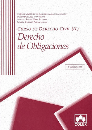 CURSO DE DERECHO CIVIL II. DERECHO DE OBLIGACIONES