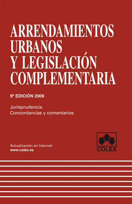 ARRENDAMIENTOS URBANOS Y LEGISLACION 2009