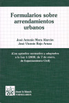 FORMULARIOS SOBRE ARRENDAMIENTOS URBANOS